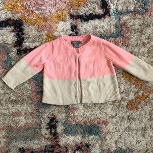 Gap Baby Girl Color-block Cardigan 3-6m